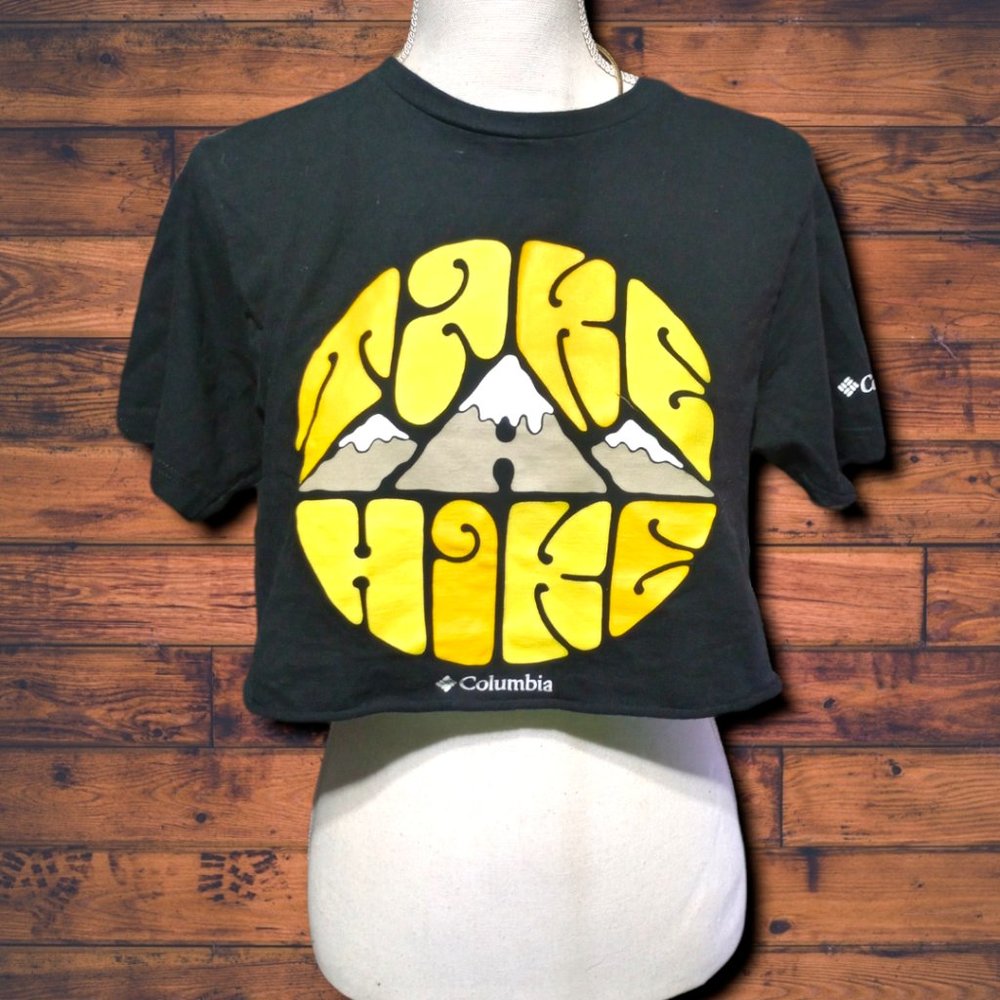 Columbia "Take a hike" Customized Crop Top